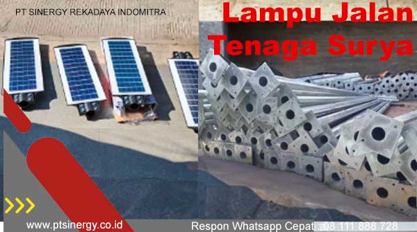Penyedia Tiang Lampu Jalan Tenaga Matahari Satu Set