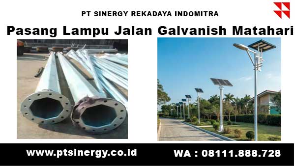 Pasang Lampu Galvanis Heksagonal