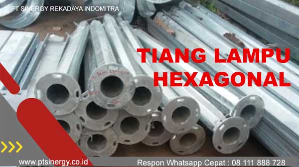 Supplier Tiang Lampu Hexagonal