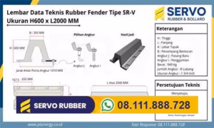 Kekuatan Rubber Fender V H600x3000